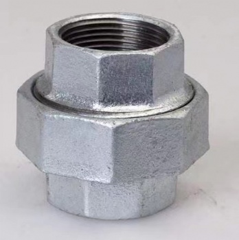 Galvanzied fittings UNION MALLEABLE IRON PIPE FITTING