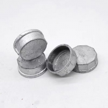 Malleable iron fittings Cap end Falvanized fittings