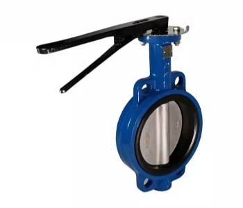 PN16 Lever Operated Ductile Iron Lug Type Resilient Seated Butterfly Valve