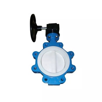 EPDM PTFE PFA Rubber Lining Ductile Iron Cast Iron Wafer Lug Butterfly Valves