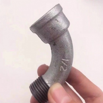 Hot Galvanized fittings M&F long sweep bend