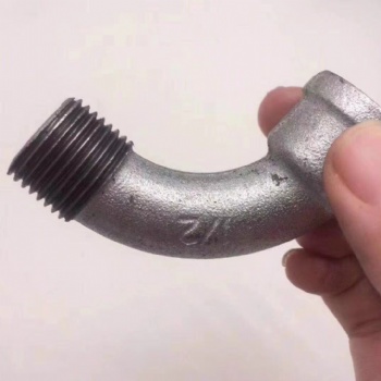 Hot Galvanized fittings M&F long sweep bend